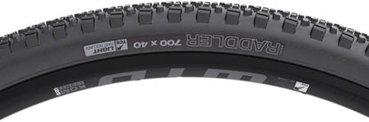 WTB Raddler Tire - 700 x 40, TCS Tubeless, Folding, Black, Light, Fast Rolling