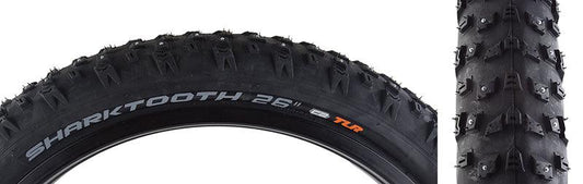 Arisun Sharktooth 26" Studded Fat Tire - Folding Bead/60 TPI/152 Studs - Alaska Bicycle Center