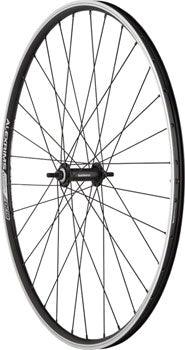 Basic Replacement Value Double Wall Series Front Wheel - 700, 9x1 Threaded x 100mm, Rim Brake, Black, Clincher - Alaska Bicycle Center