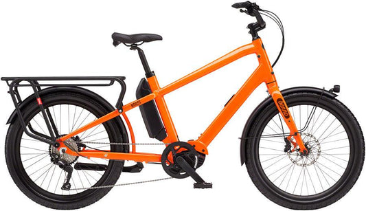 Benno Boost E Class 3 Etility Ebike - Bosch Performance Line Sport, 400Wh, Step-Over, Neon Orange, One Size - Alaska Bicycle Center
