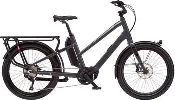 Benno Boost E Class 3 Etility Ebike - Bosch Performance Line Sport, 400Wh, Step-Through, Anthracite Gray, One Size - Alaska Bicycle Center
