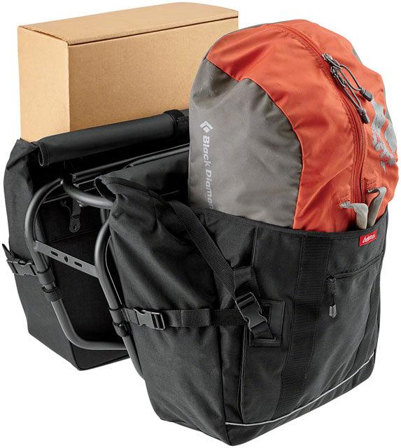Benno Utility Pannier Bag - Single, for Boost E, Black - Alaska Bicycle Center