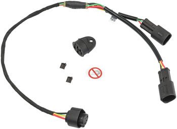 Bosch Dual Battery Y-Adapter - 515/430mm cable, Charging Socket, eBike System 2 - Alaska Bicycle Center