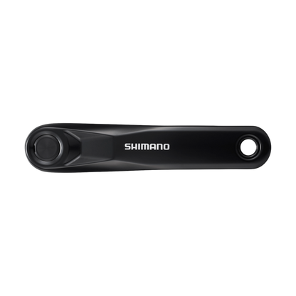 Shimano STEPS FC-E5010 Ebike Crank Arm Set - 170mm, Square Taper JIS Spindle Interface, Black