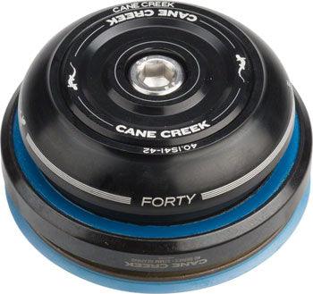 Cane Creek 40 IS42/28.6 IS52/40 Short Cover Headset, Black - Alaska Bicycle Center