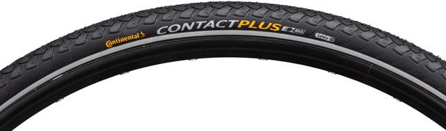 Continental Contact Plus Tire - 700 x 37, Clincher, Wire, Black - Alaska Bicycle Center