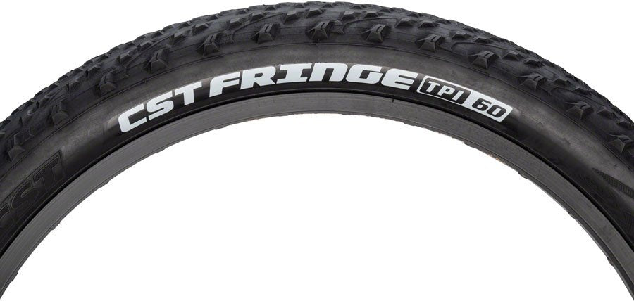 CST Fringe Tire - 24 x 2.8, Clincher, Wire, Black - Alaska Bicycle Center