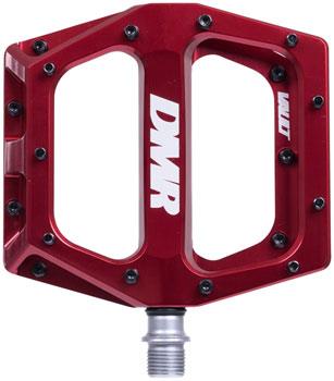 DMR Vault Pedals - Platform, Aluminum, 9/16", Deep Red - Alaska Bicycle Center