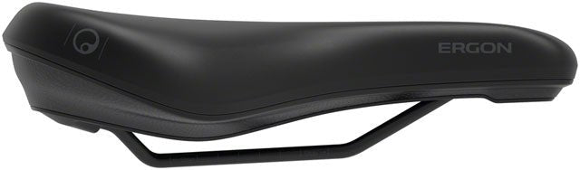 Ergon SC Core Prime Saddle - Black/Gray, Womens, Small/Medium - Alaska Bicycle Center