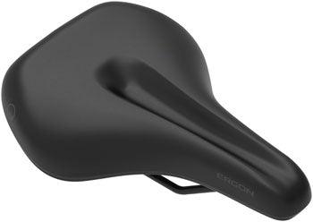 Ergon SC Core Prime Saddle - Black/Gray, Womens, Small/Medium - Alaska Bicycle Center