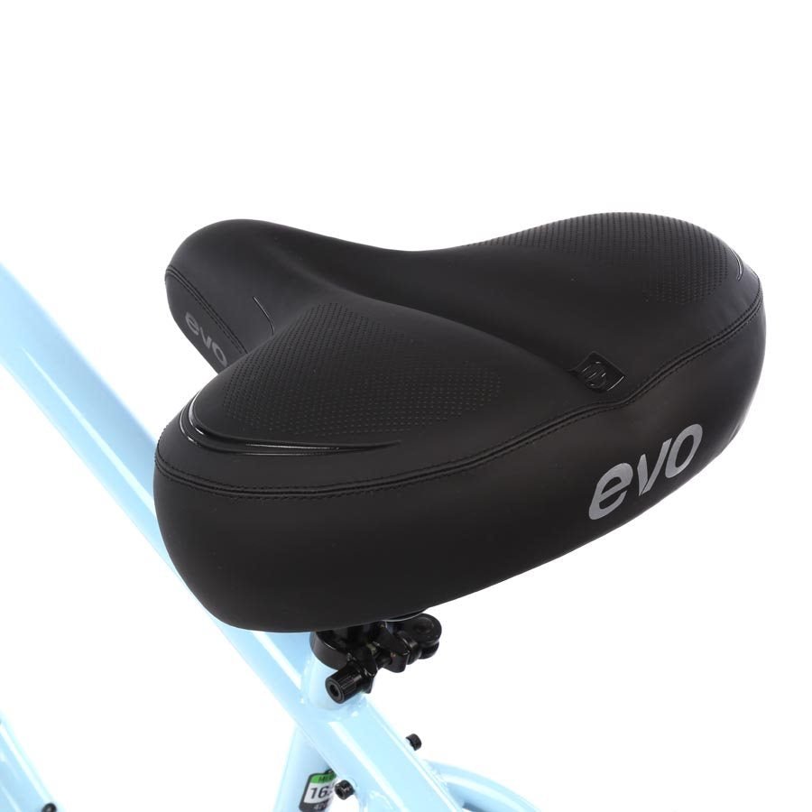 Evo, Cruiser, Saddle, 260 x 218mm, Unisex, Black - Alaska Bicycle Center