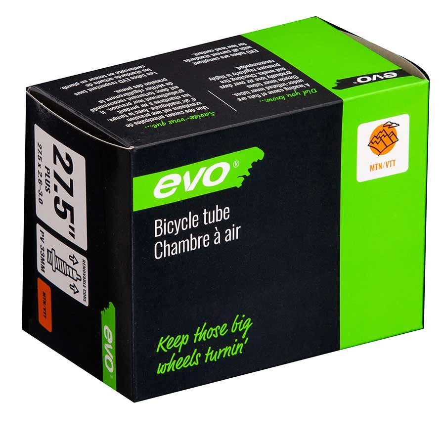 EVO, Presta, Tube, Length: 48mm, 27.5'', 2.60-3.00 - Alaska Bicycle Center