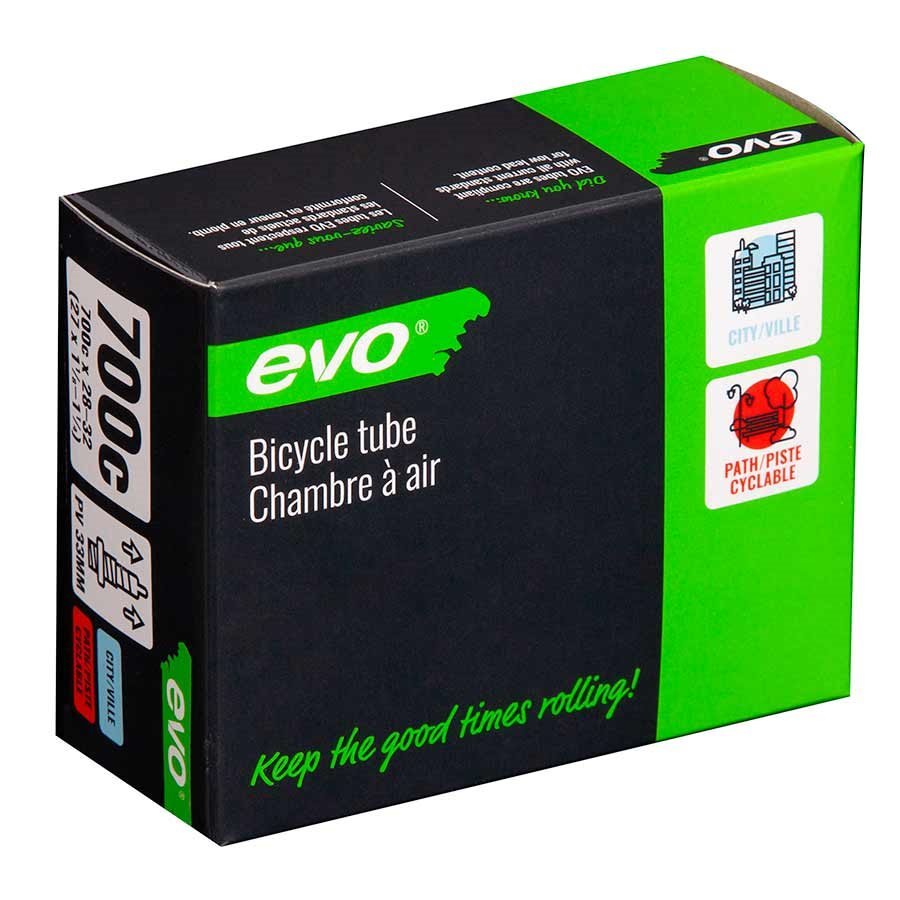 EVO, Presta, Tube, Length: 48mm, 700C, 28-32C - Alaska Bicycle Center