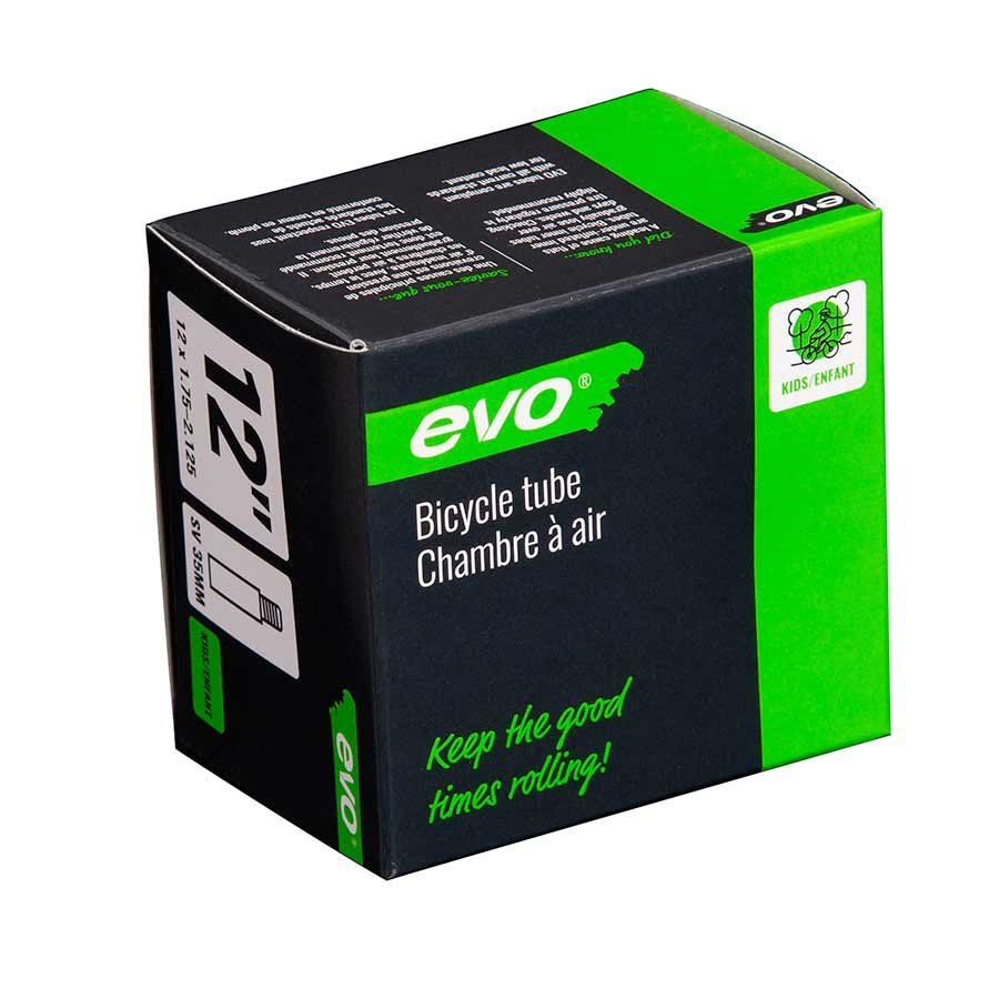 EVO, SV, Tube, Schrader, Length: 35mm, 12-1/2'', 1.75-2.125 Bicycle Tube - Alaska Bicycle Center