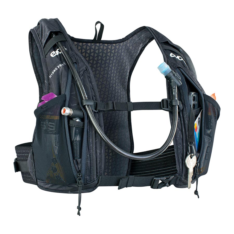 EVOC, Hydro Pro 3 + 1.5l Bladder, Hydration Bag, Volume: 3L, Bladder: Included (1.5L), Black - Alaska Bicycle Center