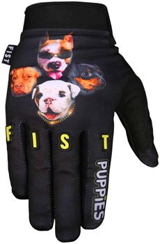 Fist Handwear Puppies Make Me Happy Glove - Multi-Color, Full Finger - Alaska Bicycle Center