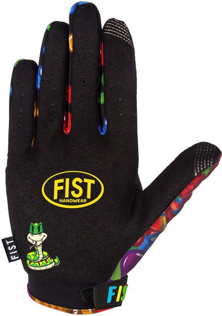 Fist Handwear Snakey Glove - Multi-Color, Full Finger, X-Small - Alaska Bicycle Center