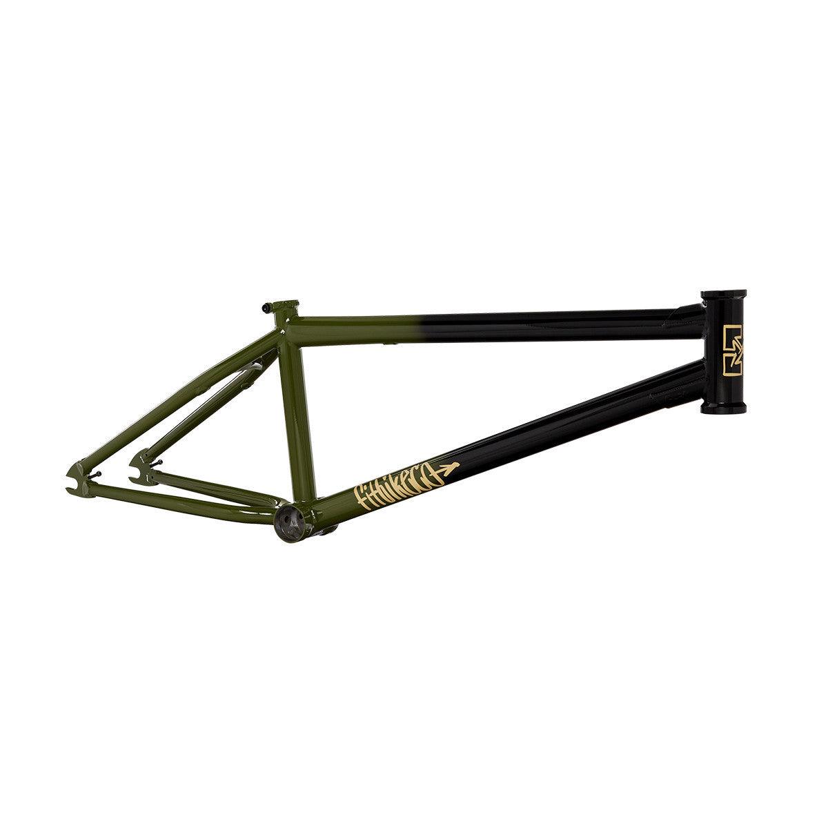 Fit Shortcut BMX Frame - Gloss Black/Army Green Fade - 21" - Alaska Bicycle Center