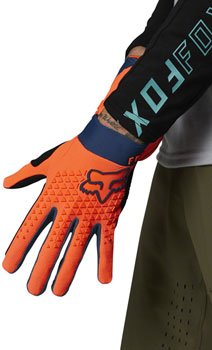 Fox Racing Defend Youth Glove - Atomic Punch, Full Finger, Large - Alaska Bicycle Center