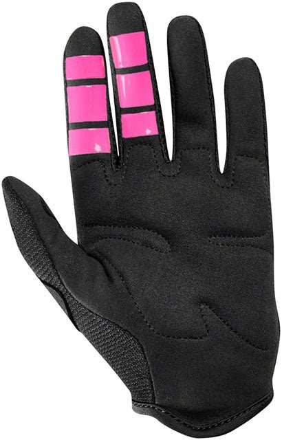 Fox Racing Kids Dirtpaw Gloves - Black/Pink, Full Finger, Children's, K-Small - Alaska Bicycle Center