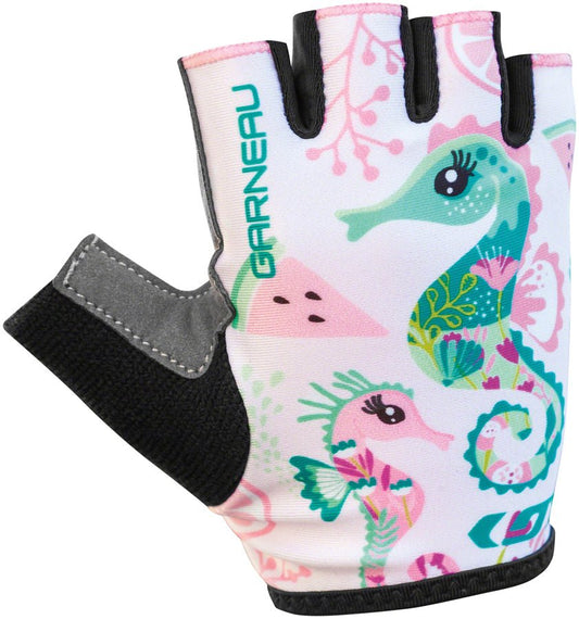 Garneau Kid Ride Sea Horse Gloves - Multi-Color, Short Finger, Children's - Alaska Bicycle Center