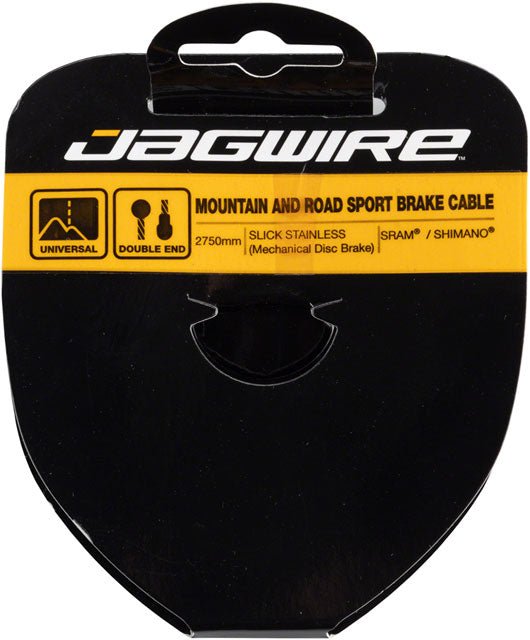 Jagwire Sport Brake Cable Slick Stainless 1.5x2750mm SRAM/Shimano Mountain/Road Tandem - Alaska Bicycle Center