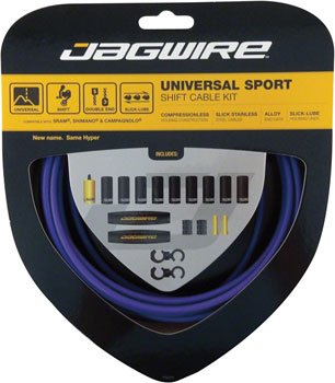 Jagwire Universal Sport Shift Cable Kit, Purple - Alaska Bicycle Center