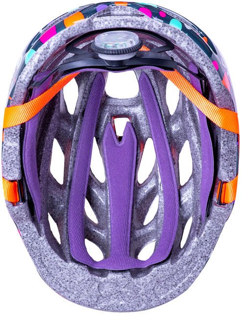 Kali Protectives Chakra Child Helmet - Confetti Teal, Lighted - Alaska Bicycle Center