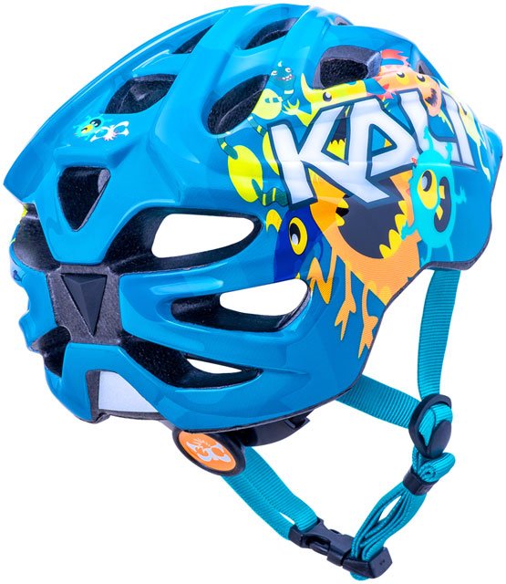 Kali Protectives Chakra Child Helmet - Monsters Blue, Children's, X-Small - Alaska Bicycle Center