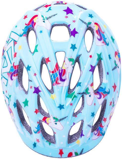 Kali Protectives Chakra Child Helmet - Unicorn Blue, Children's, Small - Alaska Bicycle Center