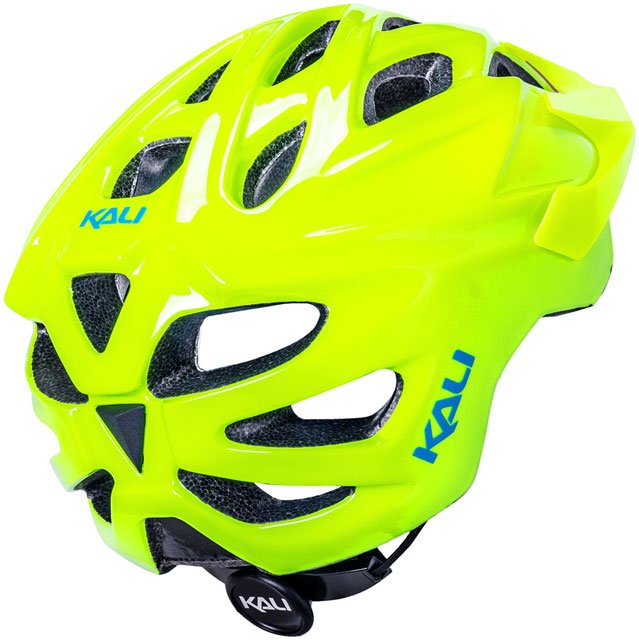 Kali Protectives Chakra Youth Helmet - Gloss Yellow, Youth, One Size - Alaska Bicycle Center