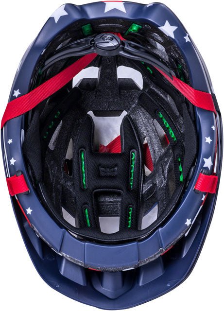 Kali Protectives Interceptor Patriot Helmet - Red/White/Blue, Large/X-Large - Alaska Bicycle Center