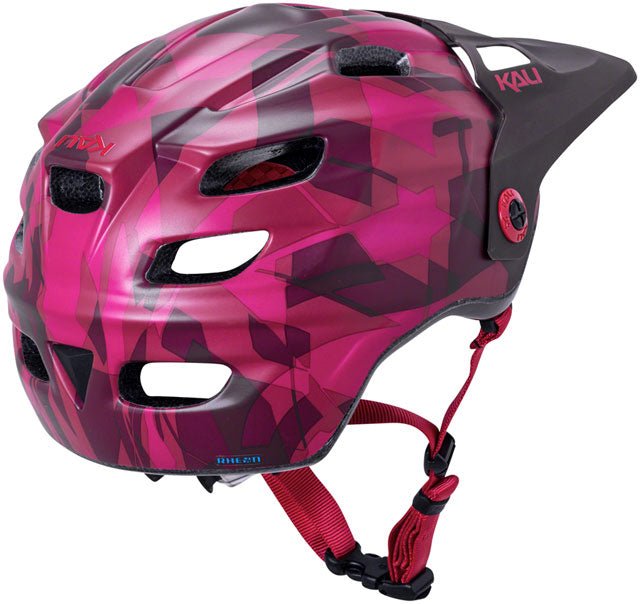 Kali Protectives Maya 3.0 Helmet - Camo Matte Red/Burgundy - Alaska Bicycle Center