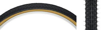 Kenda Street K52 Tire - 24 x 1.75, Clincher, Wire, Black/Tan, 22tpi - Alaska Bicycle Center
