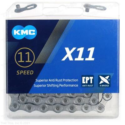 KMC X11 EPT Chain - 11-Speed, 116 Links, Gray - Alaska Bicycle Center