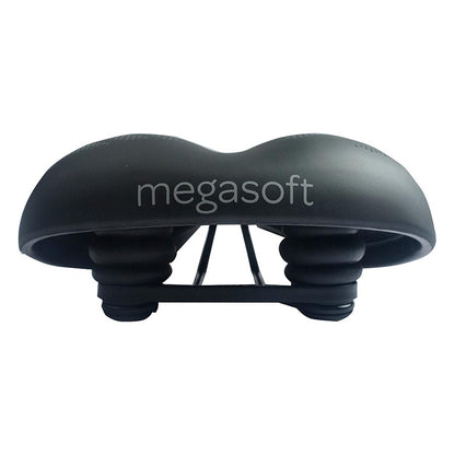 Megasoft, SC270 Super Cruiser, Saddle, 265 x 270mm, Unisex, Black - Alaska Bicycle Center