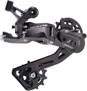 microSHIFT Acolyte Rear Derailleur - 8 Speed, Medium Cage, With SpringLock Chain Retention - Alaska Bicycle Center