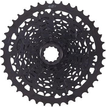 microSHIFT ADVENT Cassette - 9 Speed, 11-42t, Black, ED Coated, Alloy Large Cog - Alaska Bicycle Center