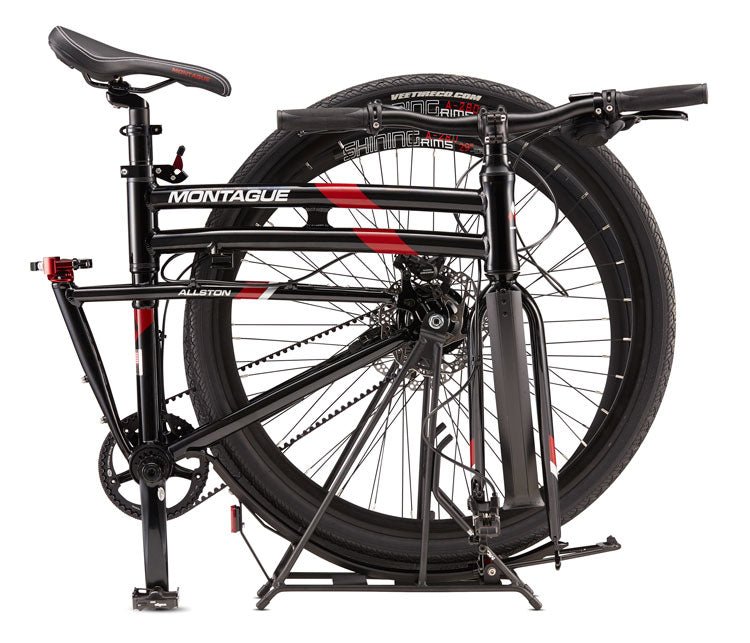 Montague Allston Folding Bike: Compact, Versatile, and High-Performance Urban Bicycle with 700c Wheels, Belt Drive and Hydraulic Disc Brakes - Alaska Bicycle Center