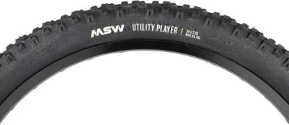 MSW Utility Player Tire - 24 x 2.25, Black, Rigid Wire Bead, 33tpi - Alaska Bicycle Center