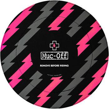 Muc-Off Disc Brake Covers, Black/Pink - Alaska Bicycle Center