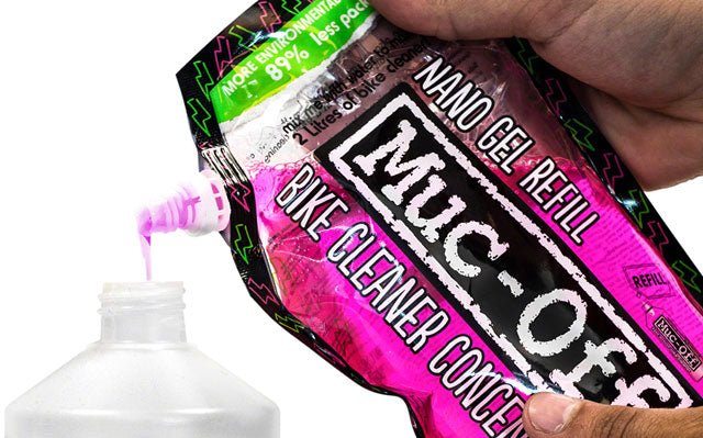 Muc-Off Nano Tech Gel Concentrate Cleaner: 500ml Pouch - Alaska Bicycle Center