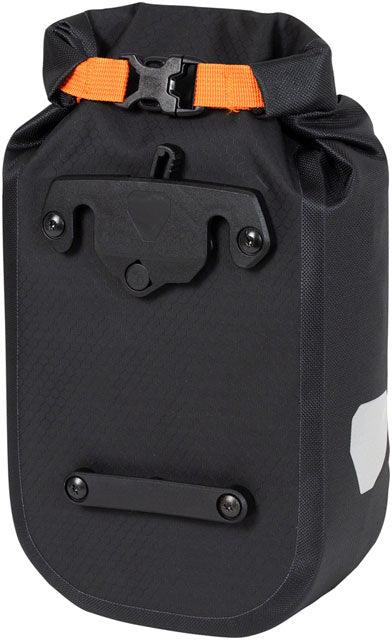 Ortlieb Fork Pack with Bracket - 3.2L, Roll-Top, Black - Alaska Bicycle Center