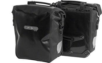 Ortlieb Front-Roller City Front Pannier: Pair~ Black - Alaska Bicycle Center