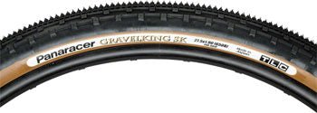 Panaracer GravelKing SK Tire - 650b x 48, Tubeless, Folding, Black/Brown - Alaska Bicycle Center