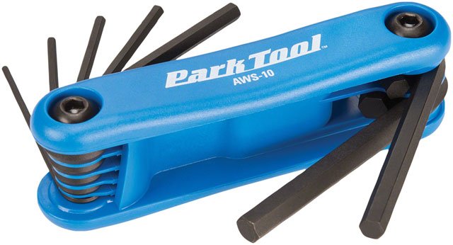 Park Tool AWS-10 Metric Folding Hex Wrench Set - Alaska Bicycle Center