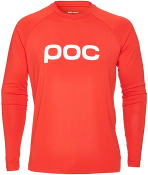 POC Essential Enduro Jersey - Prismane Red, Long Sleeve, Men's - Alaska Bicycle Center