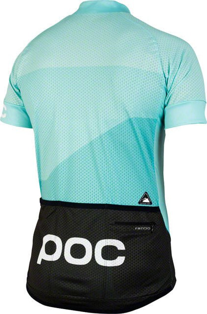 POC Fondo Gradient Light Women's Short Sleeve Jersey: Ocitron Multi Blue - Alaska Bicycle Center