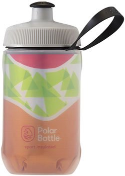 Polar Bottles Kids Insulated Daybreak Water Bottle - 12oz, Tiger Orange - Alaska Bicycle Center