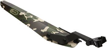 Portland Design Works Origami Clip-on Fender, Camo: Rear - Alaska Bicycle Center